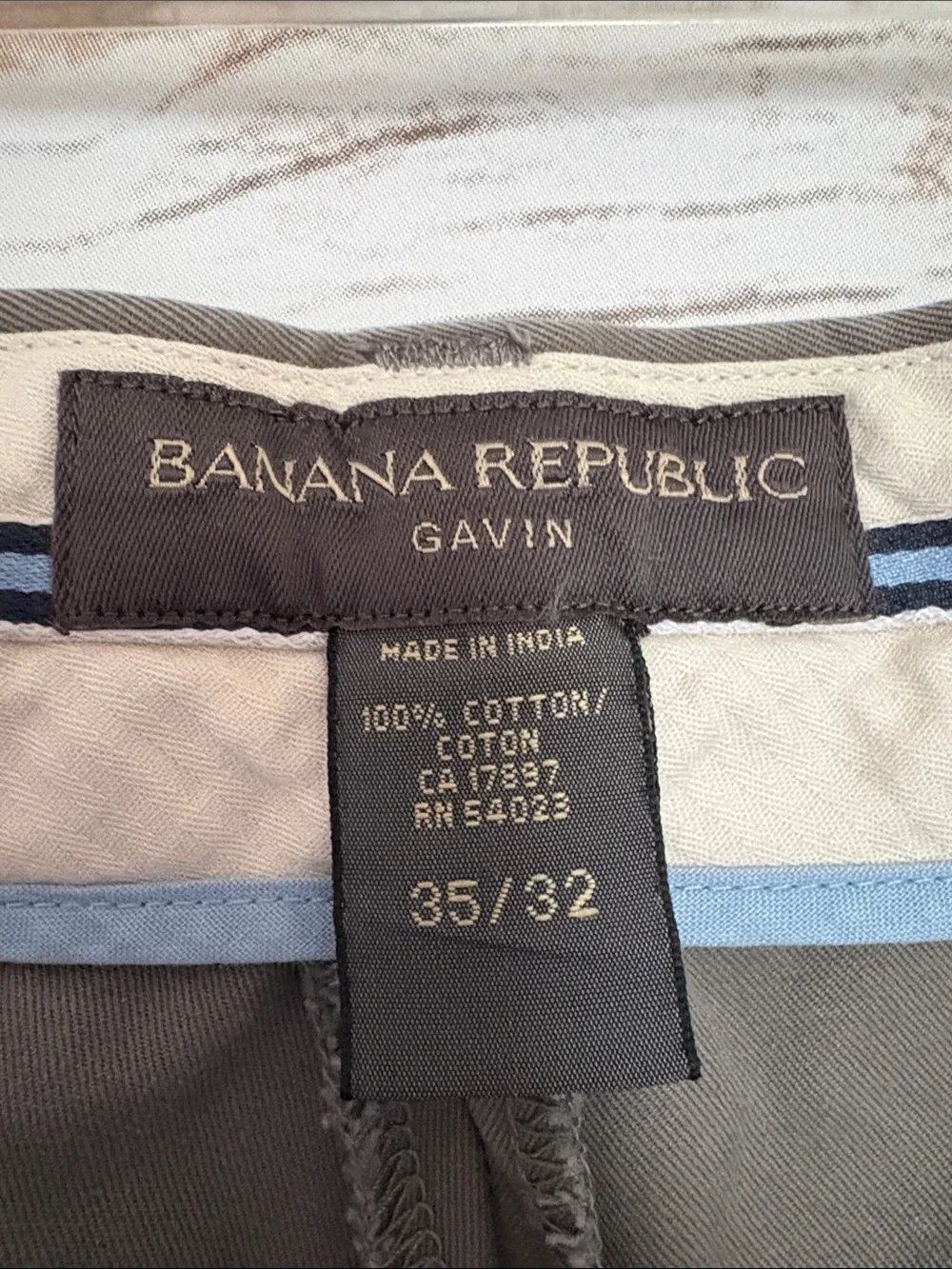 Banana Republic Olive Gavin Chino Pants - Men's Straight Fit